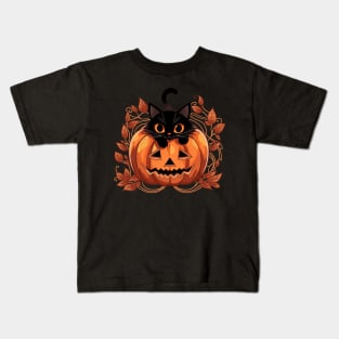 Pumpkin Paws Kids T-Shirt